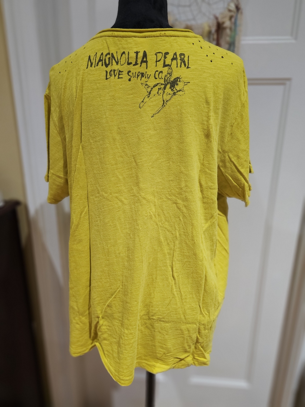 Magnolia Pearl Sunny Yellow Short Sleeve Tee - Picture 2 of 5